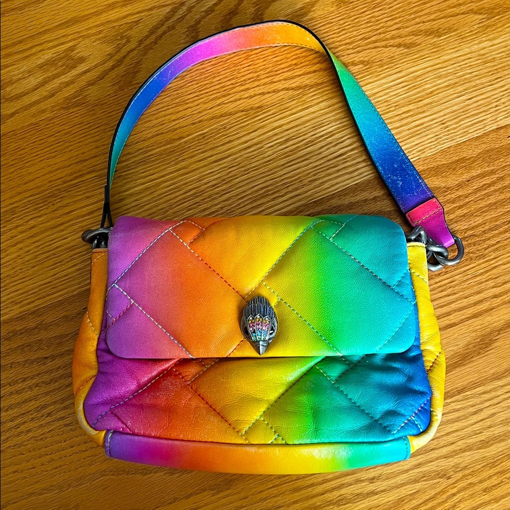Kurt Geiger Multicolor Quilted Satchel